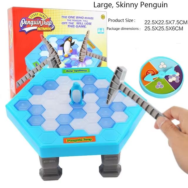 Save the Penguin Ice Break Table Game Family Puzzle Challenge with Spinner