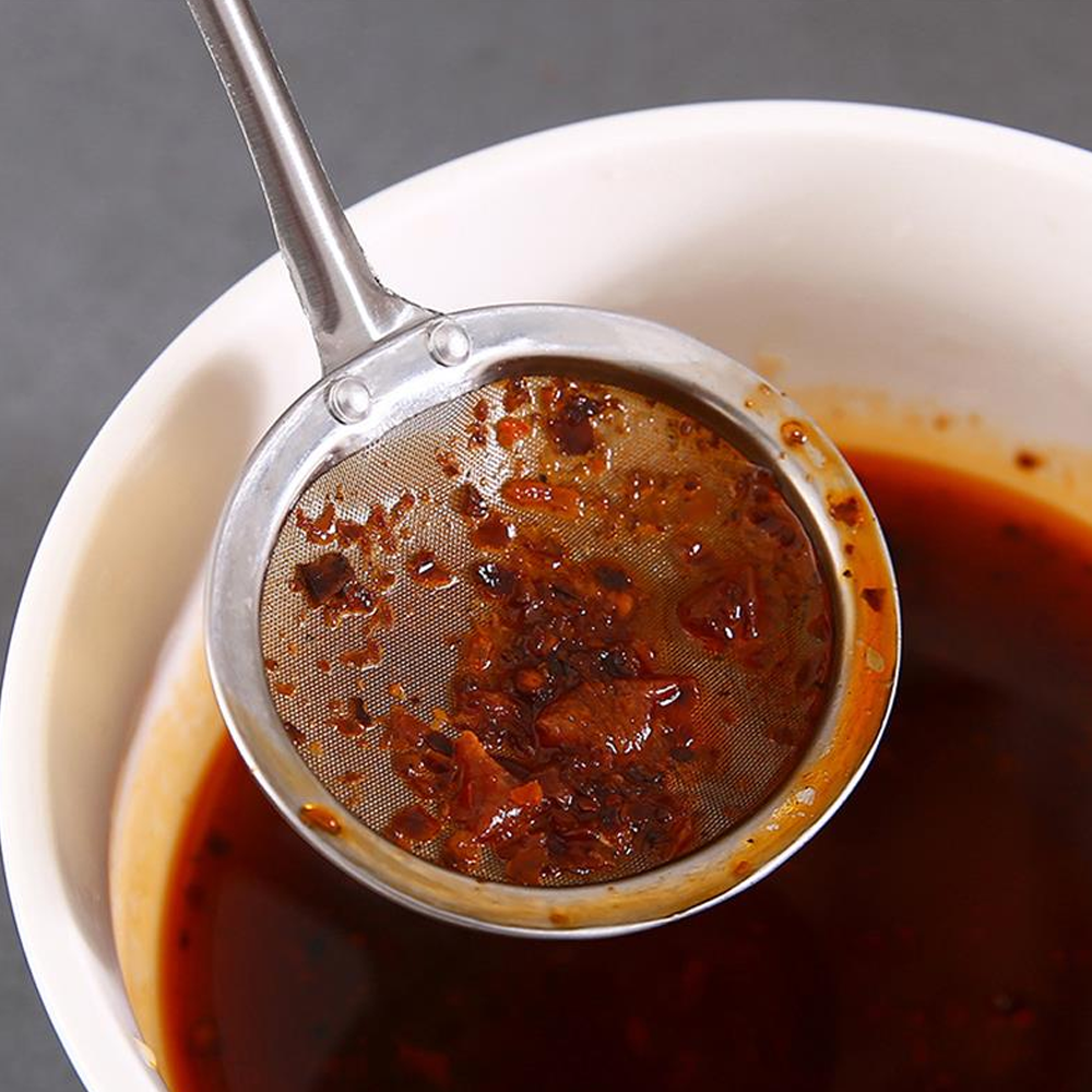 Stainless Steel Oil Colander Spoon