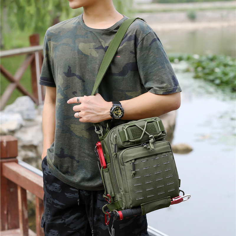Multi-functional Oxford Tactical Backpack Outdoor Camouflage, Wear-resistant Mens Training Backpacks Sports Chest