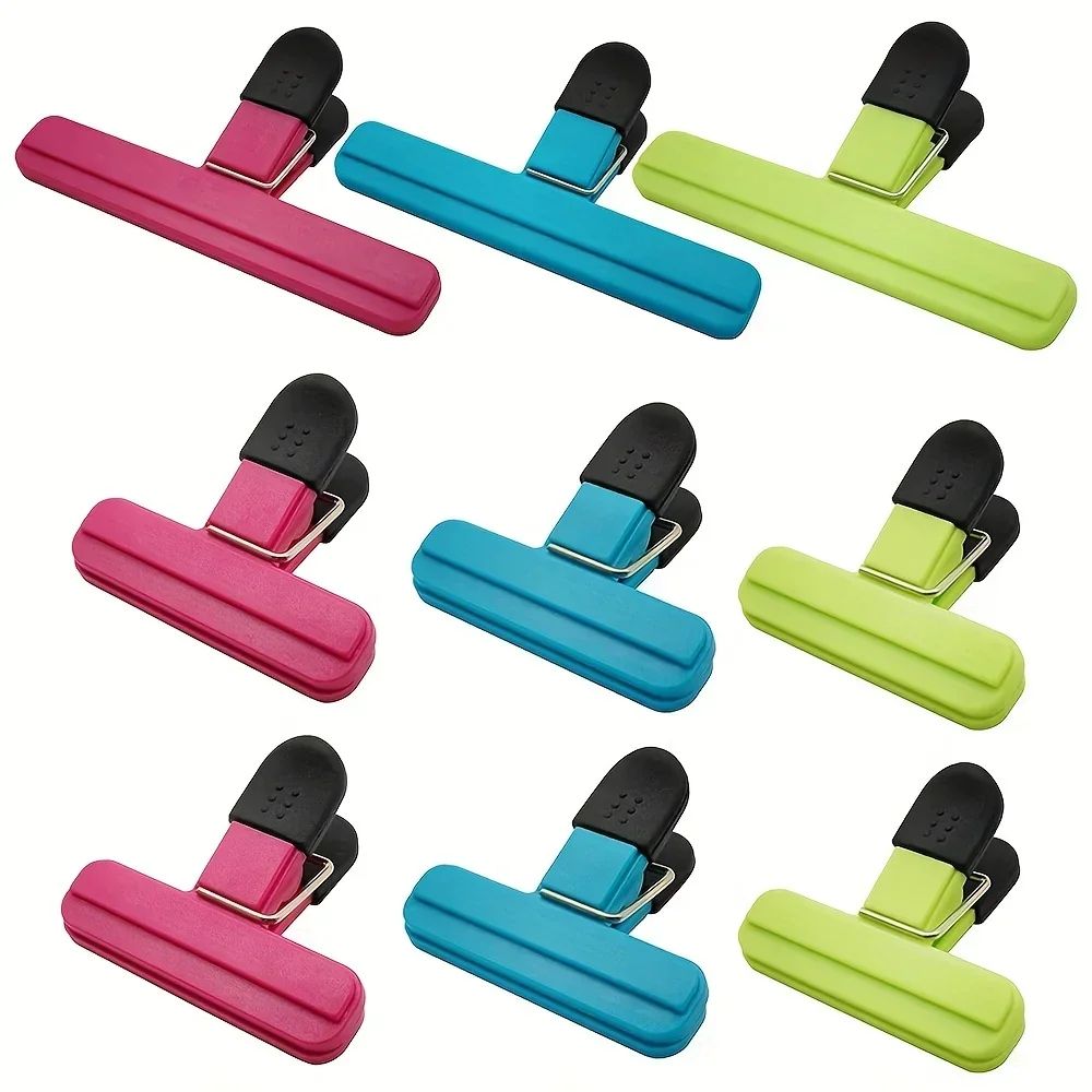 Heavy Duty Reusable Food Bag Clips Set