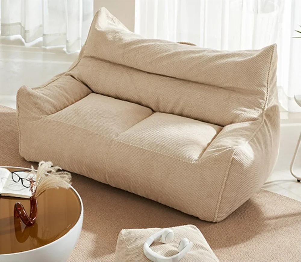 Soft Waffle Bean Bag Cover Set Without Filler