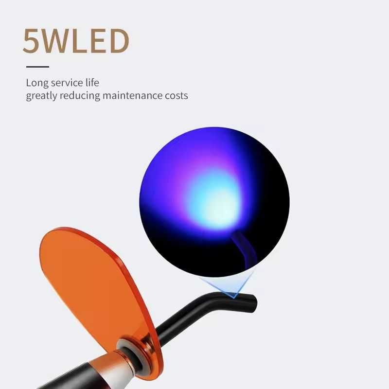 Cordless LED Dental Curing Light with Wireless Orthodontic Composite Lamp