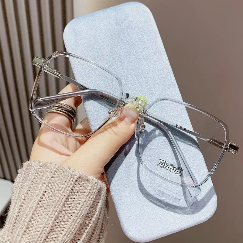 High-Definition Anti-Blue Light Reading Glasses Transparent Frame Unisex Eyewear