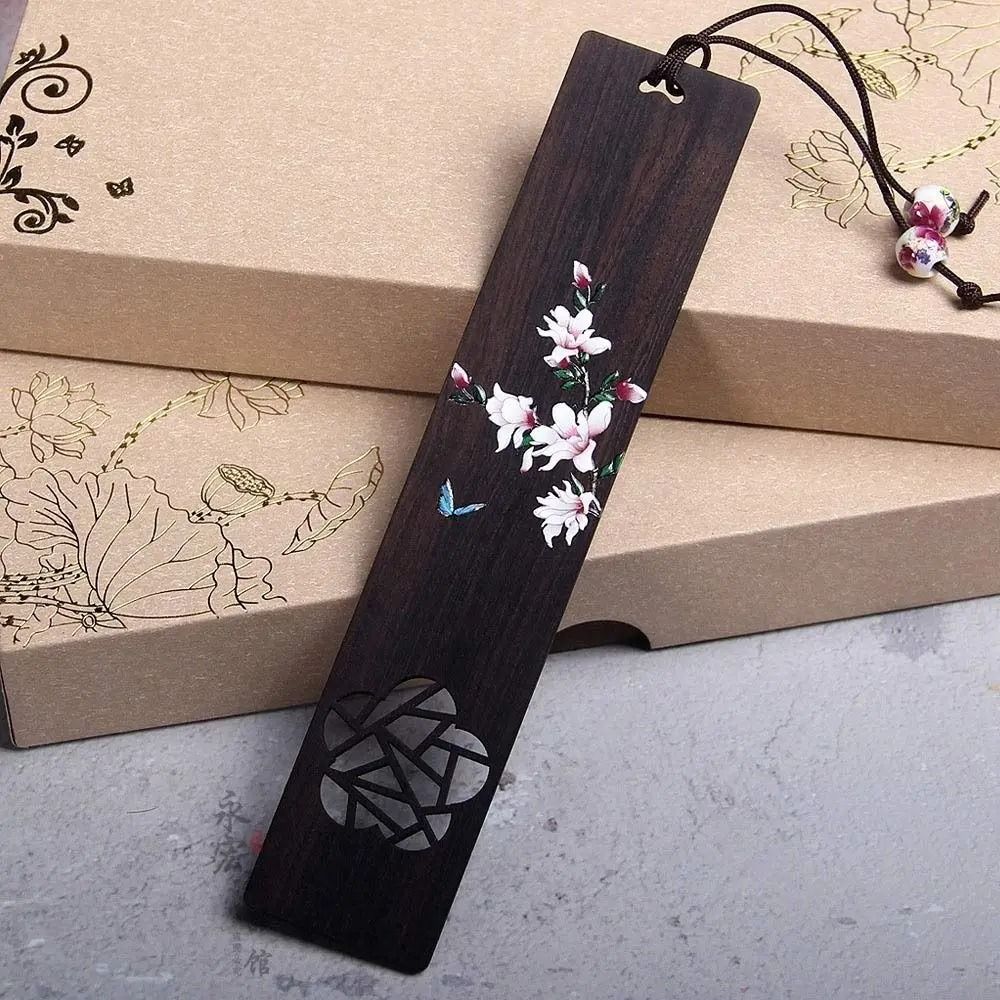 Artisan Ebony Carving Bookmark | High-Fidelity Retro Chinese Pagination & Professional Learning Gallery
