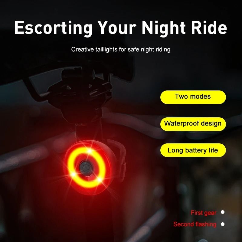Mini LED Bicycle Rear Taillight for Safety and Night Riding