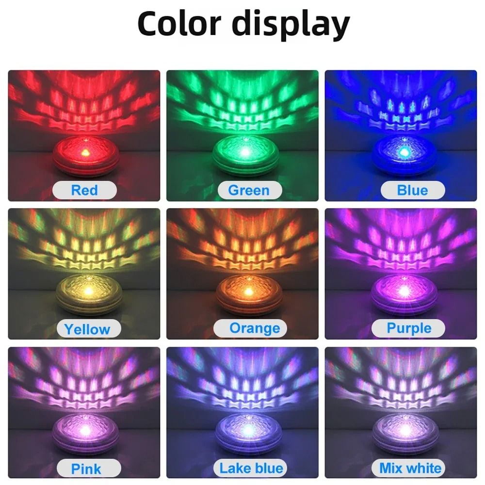 Solar Swimming Pool Lights with Remote | IP67 Waterproof Floating RGB LED Atmosphere Lamp