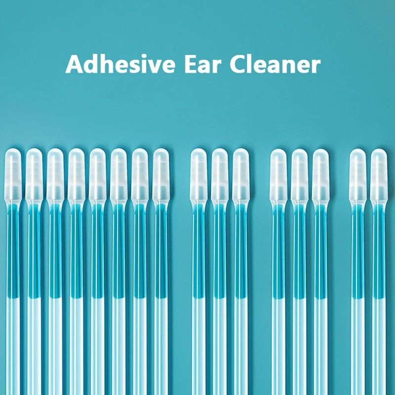 24-Piece Sticky Silicone Earwax Remover and Adhesive Earpick Precision Set