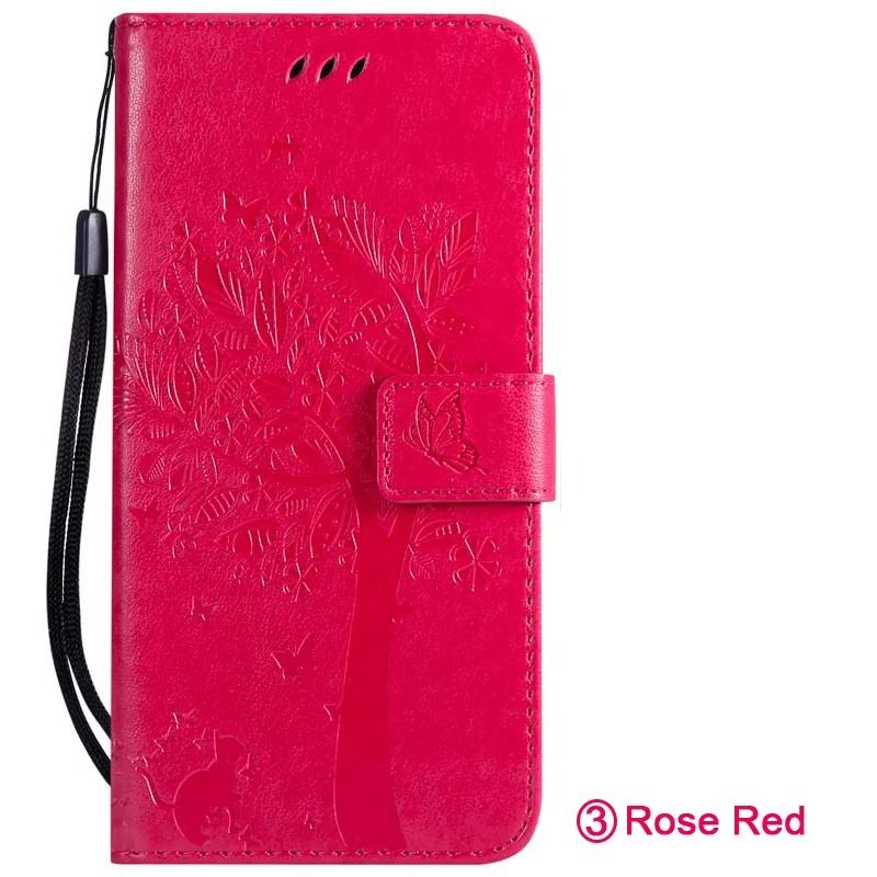 Leather Flip Wallet Phone Case with Card Holder