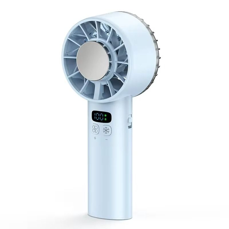 Ice Compress High Speed Cooling Fan USB Rechargeable Mini Handheld Fan