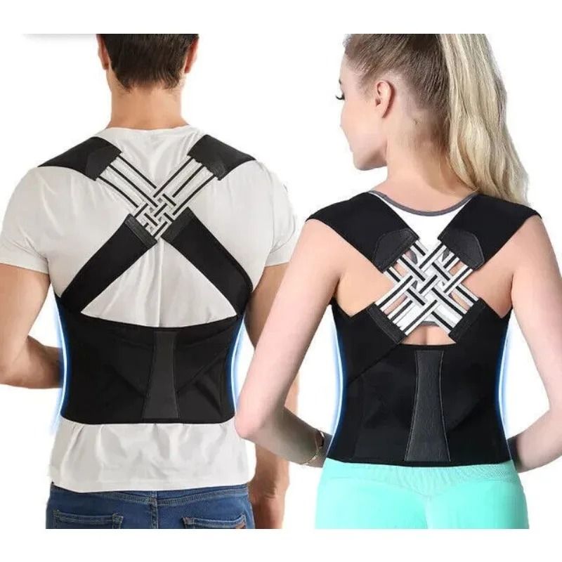 Back Shoulders Support Posture Corrector for Women Gym Rehabilitation Yoga Back Belt Lumbar Support Brace