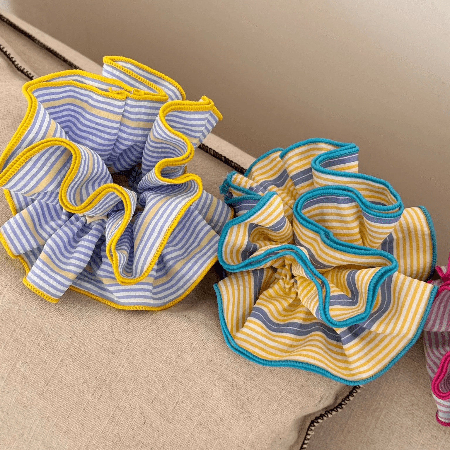 Layered Ruffle Scrunchie Hair Band for Girls