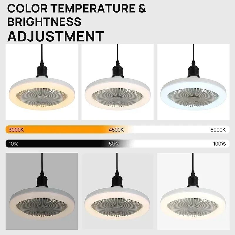 Intelligent 3 in 1 Integrated Ceiling Fan and Light