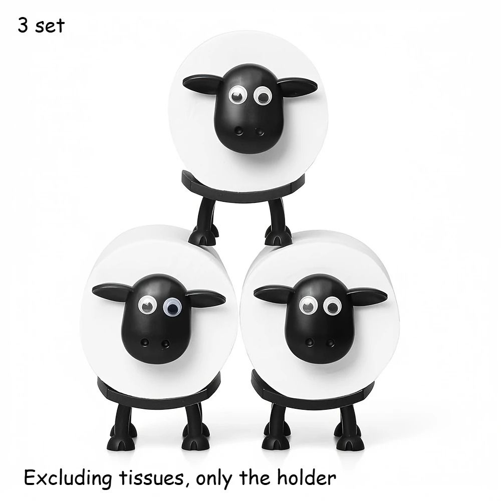 3D Printed Whimsical Sheep Toilet Paper Holder