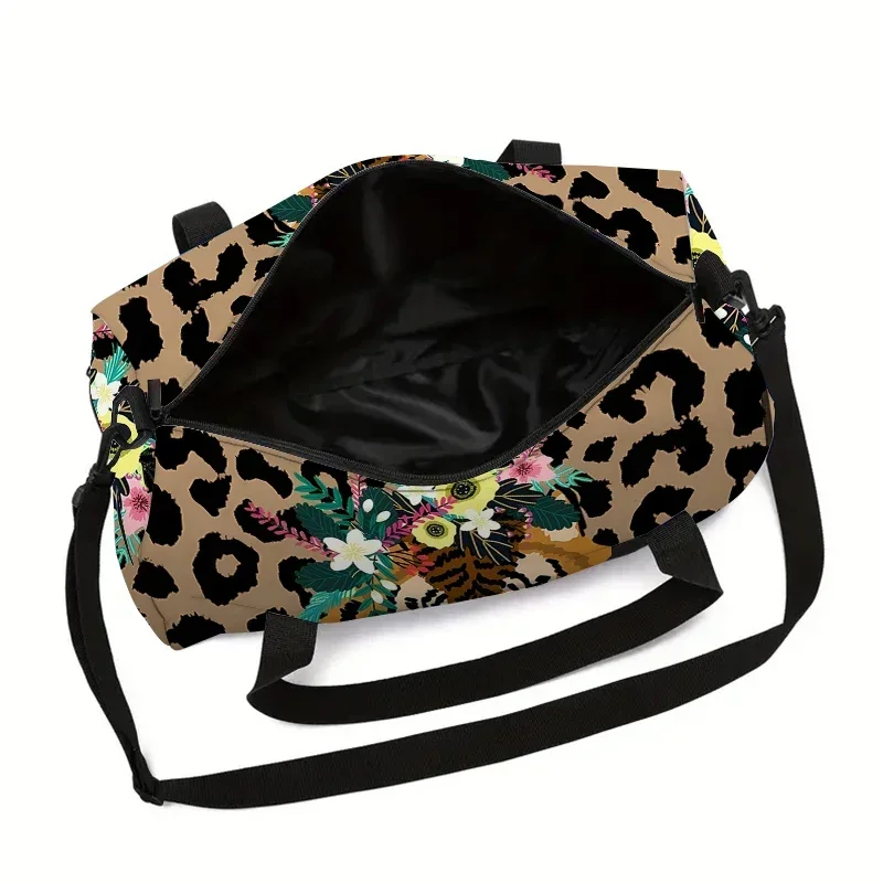 Cartoon Animal Kids Travel Duffel Bag Large Capacity Gym & Overnight Luggage