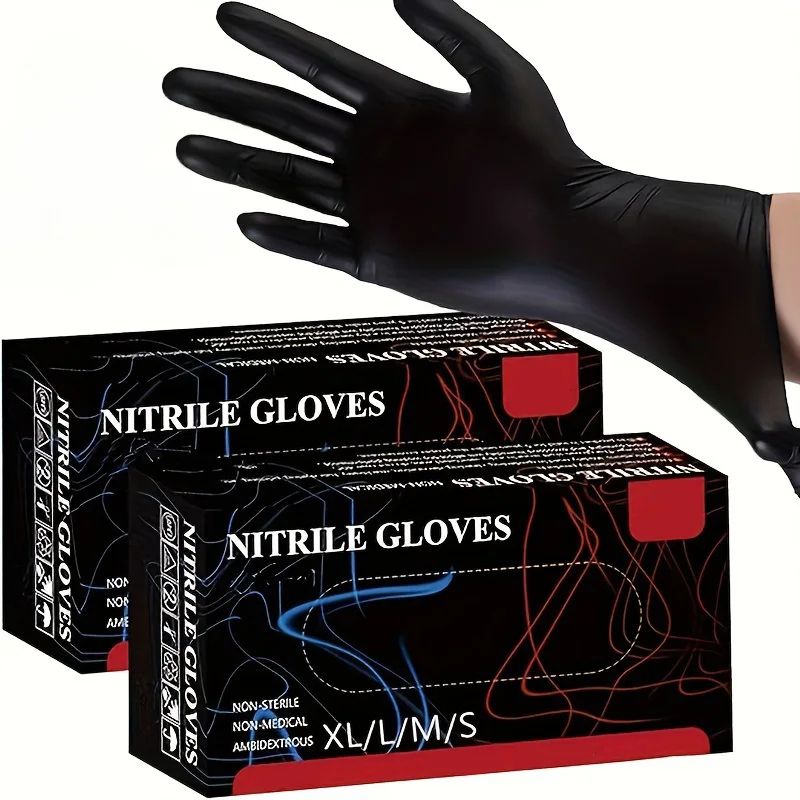 CleanShield Nitrile Gloves – Disposable Latex Free Gloves for Cleaning, Salon & Home Use