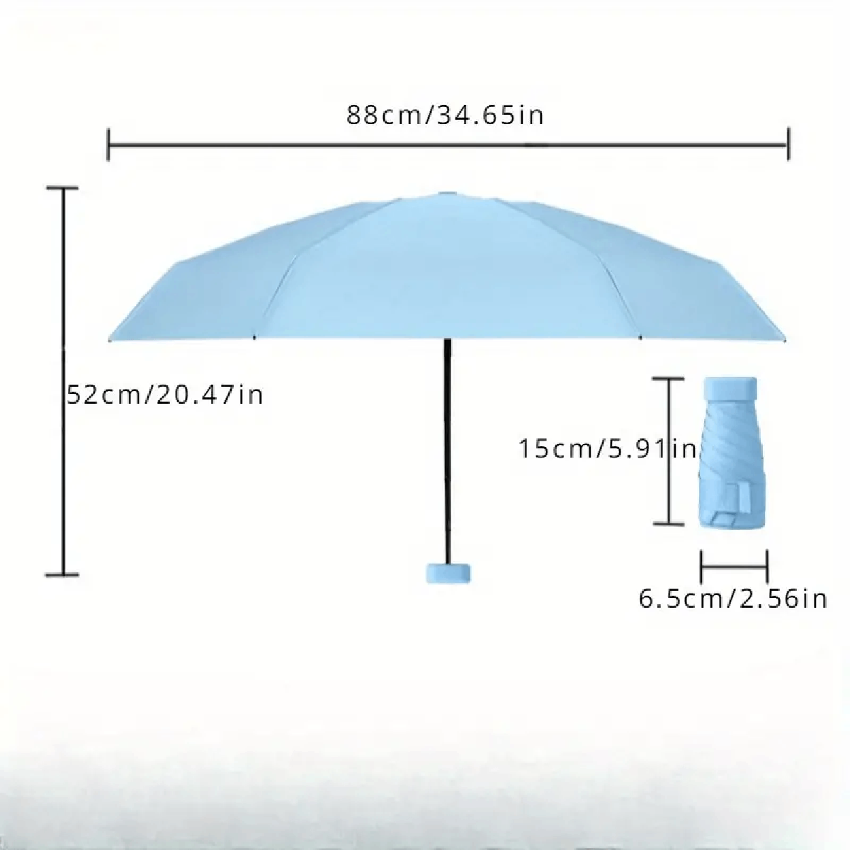 Portable Ultra light UV resistant Mini Travel Umbrella