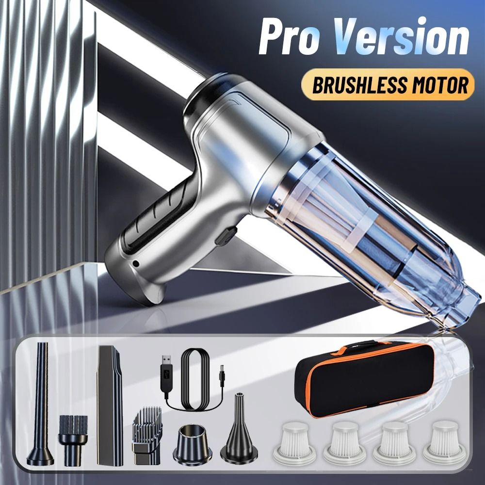Car Vacuum Cleaner Powerful Wireless Handheld With Strong Suction