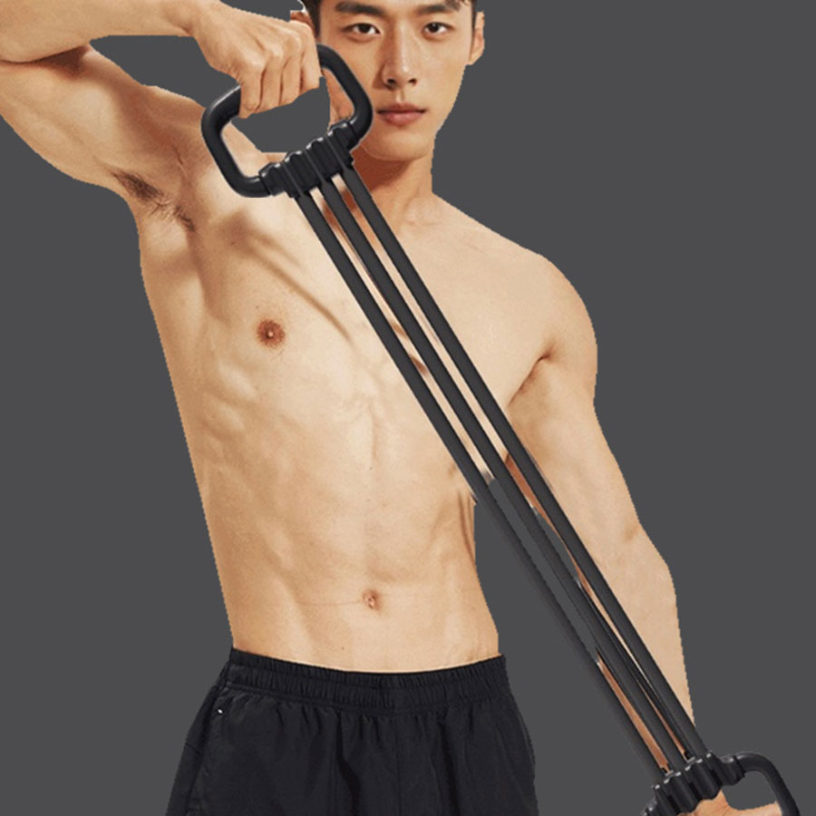 Adjustable Shoulder, Back & Chest Muscle Trainer with High Elasticity Arm Stretching Elastic Rope – Ultimate Fitness