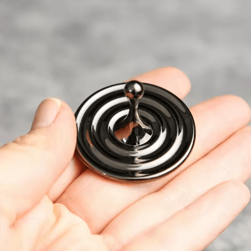 Teardrop Metal Fidget Spinner Premium Zinc Alloy Anxiety Relief Desk Toy