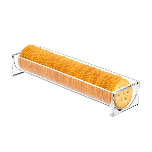 Clear Acrylic Cracker Tray – Rectangular Cracker Holder & Elegant Serving Display