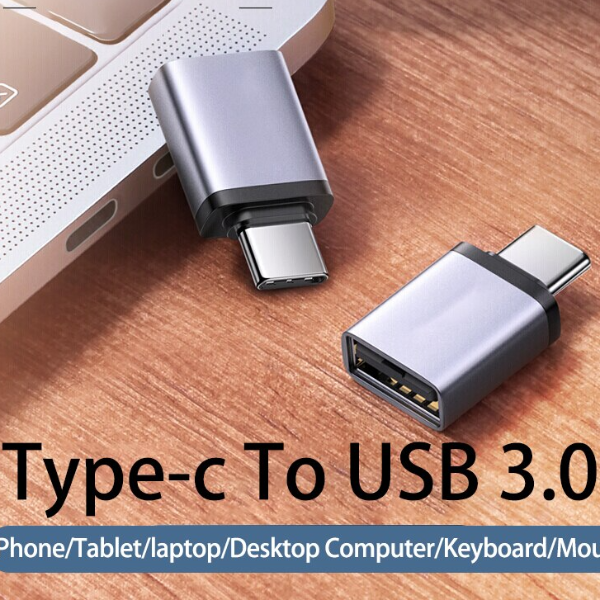 Type C OTG Adapter USB 3.0, Mobile Phone to USB Drive Converter, External USB Conversion Head for Tablet and Laptop.