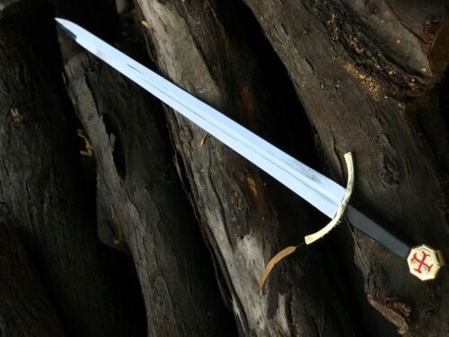 Sword of Reverence: 440/c Stainless Steel Templar Blade - The Knight's Elegance