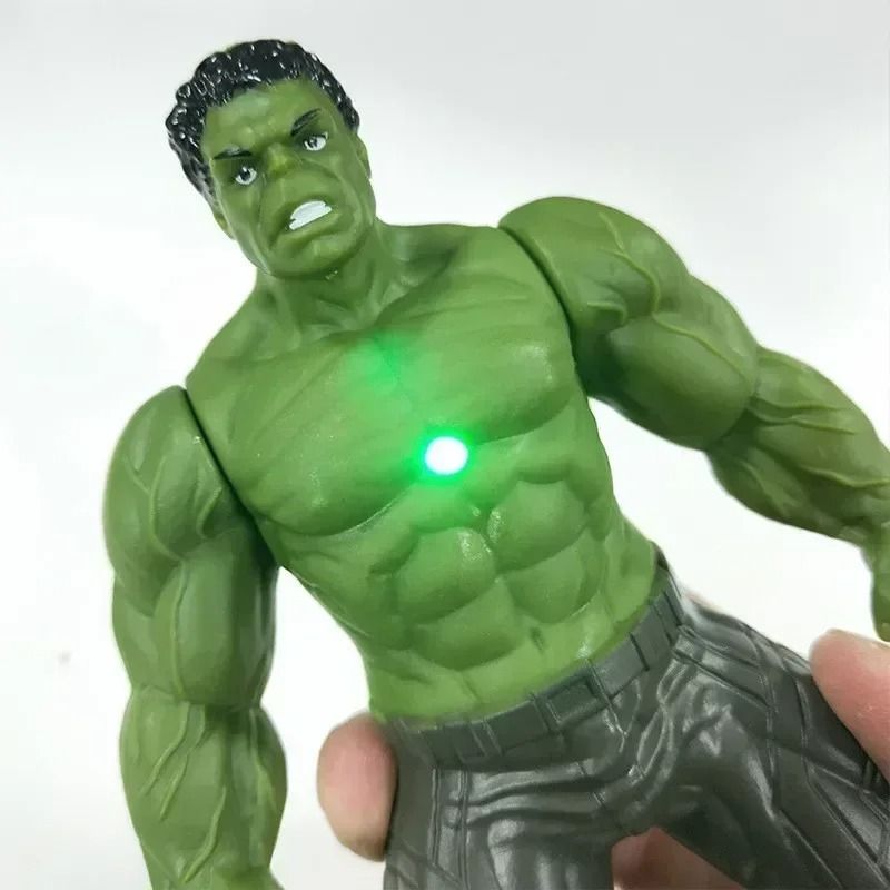 17cm Marvel Anime Figures Glow Doll Action Figure Hero Collection