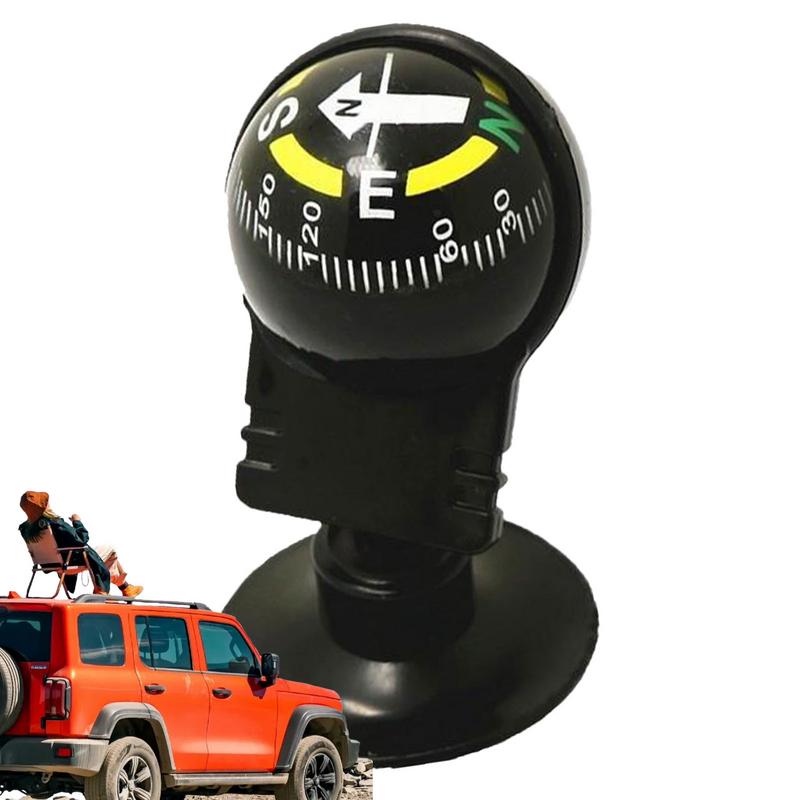 Adjustable Car Navigation Compass Dashboard Mount for Hiking and Outdoor Driving Direction Tool