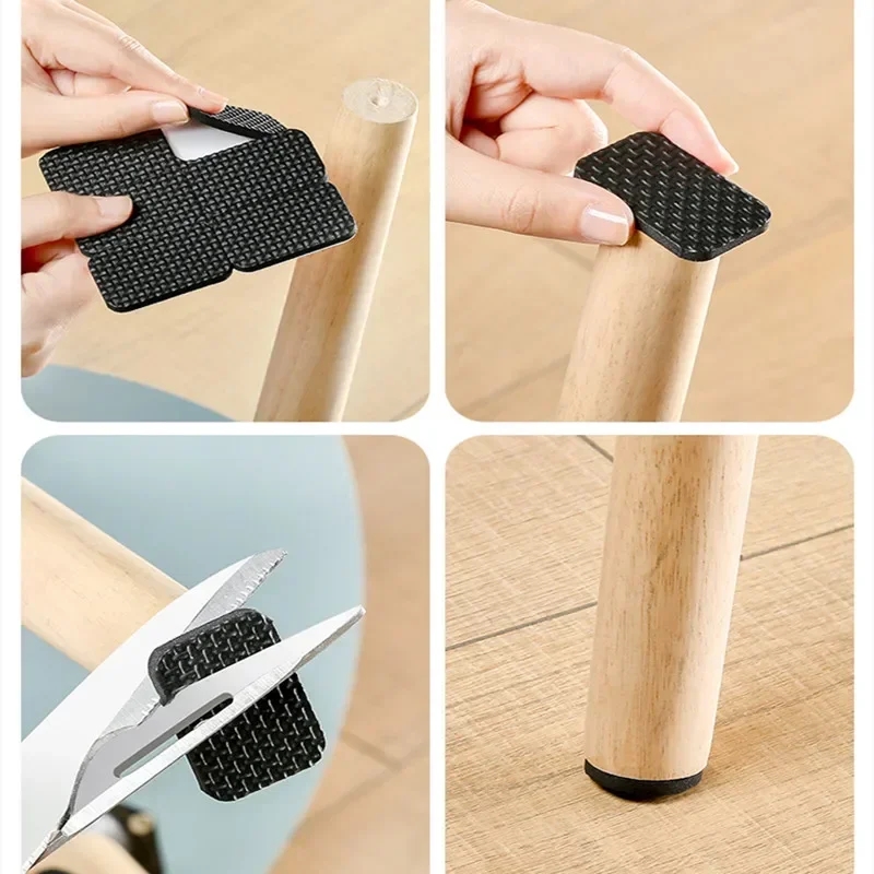 Furniture Pads, Adhesive Rubber DIY Furniture Feet Pad, Table Legs Stools, Chairs Mats, Table And Chair Foot Protect