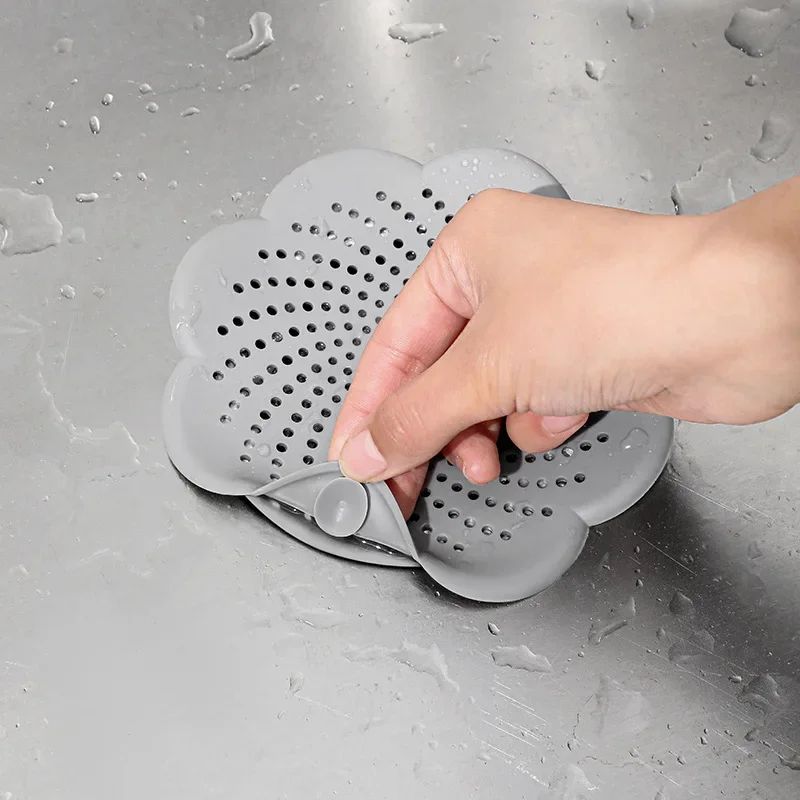 Flower Silicone Floor Drain Hair Catcher