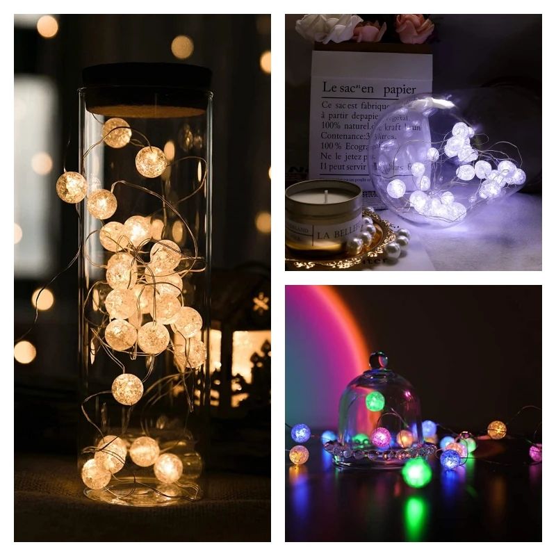 Battery Operated LED Fairy Lights Garland