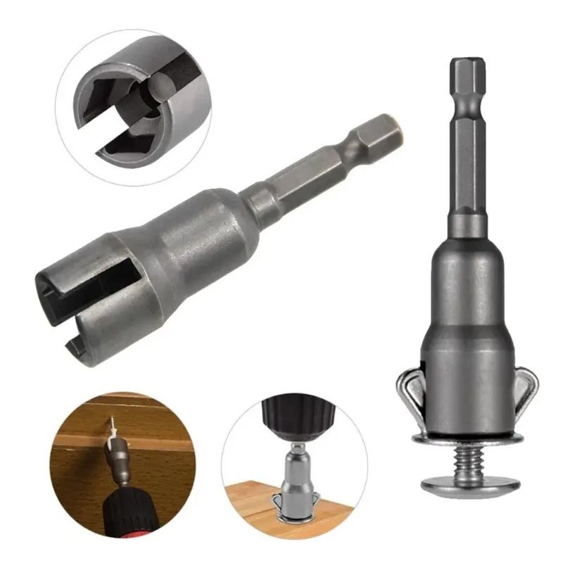 Butterfly Wing Nut Socket Wrench with 6.35mm Hex Shank