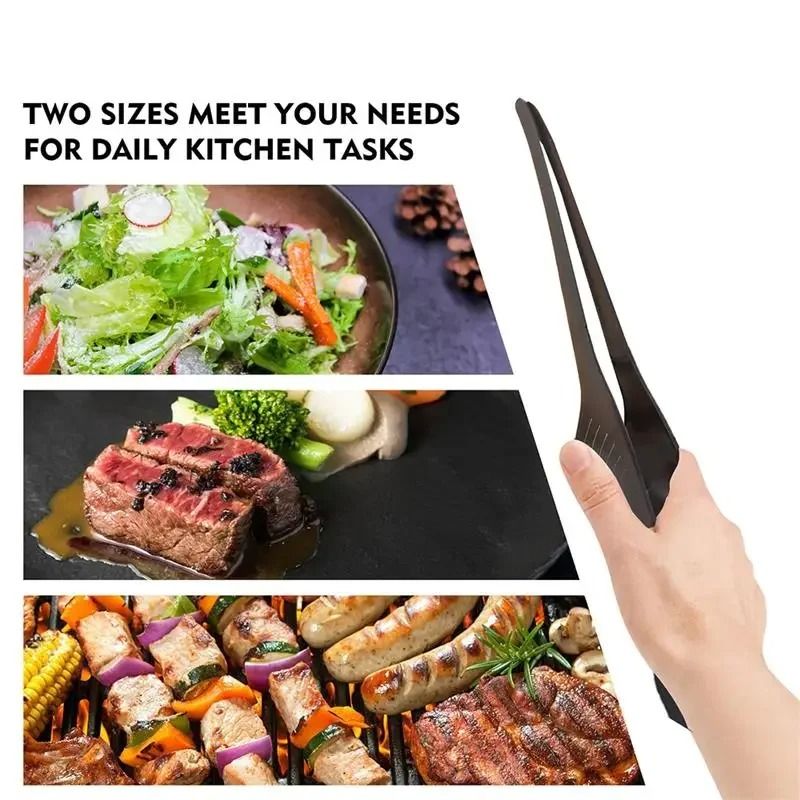 Multifunctional Metal Barbecue Clips | Premium Anti-Slip Self-Standing Tongs & Kitchen Gadget System
