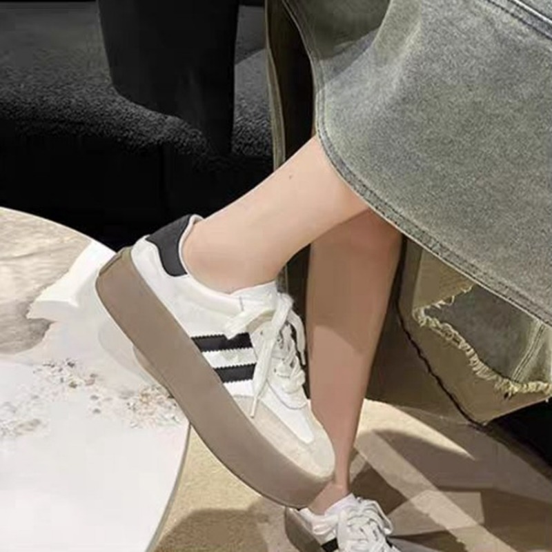 Design Fashion Casual Shoes, Comfortable Lace Up Sneakers for Women, Versatile Sport Vulcanize Shoes