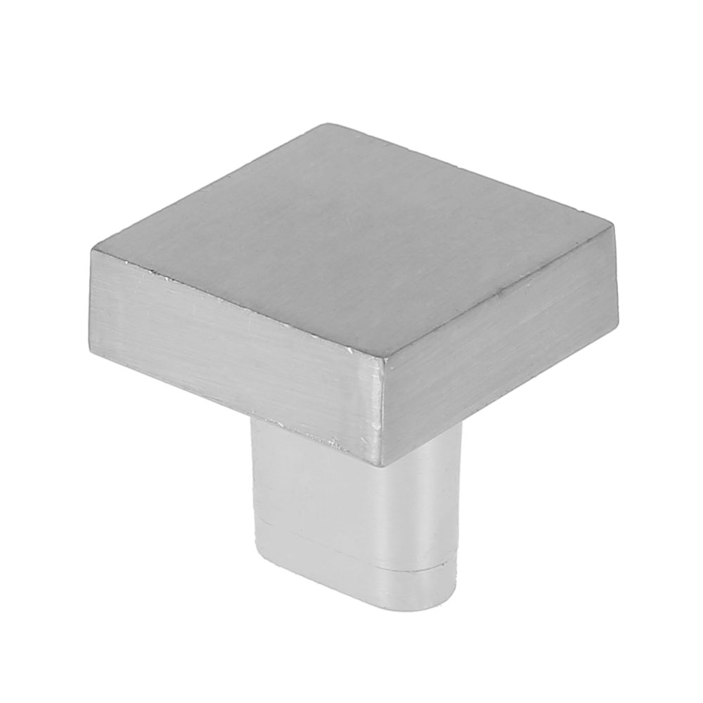 Square Cabinet Knobs Zinc Alloy Single Hole Modern Drawer Pulls