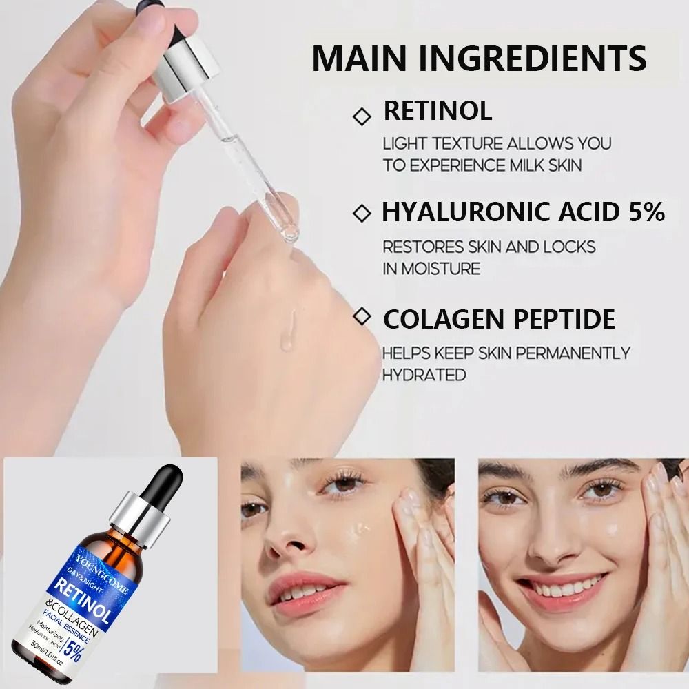Retinol Cream and Serum Anti Aging Skincare Set