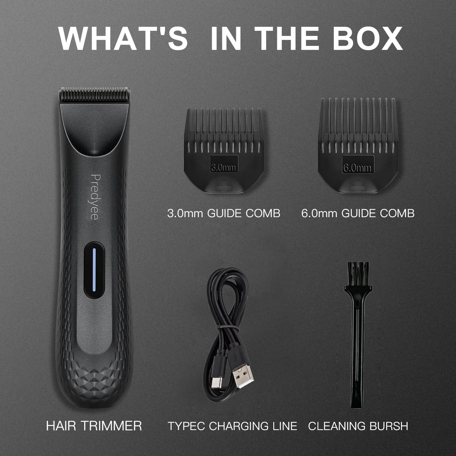 Professional Electric Body Groomer | Waterproof Groin & Pubic Hair Trimmer