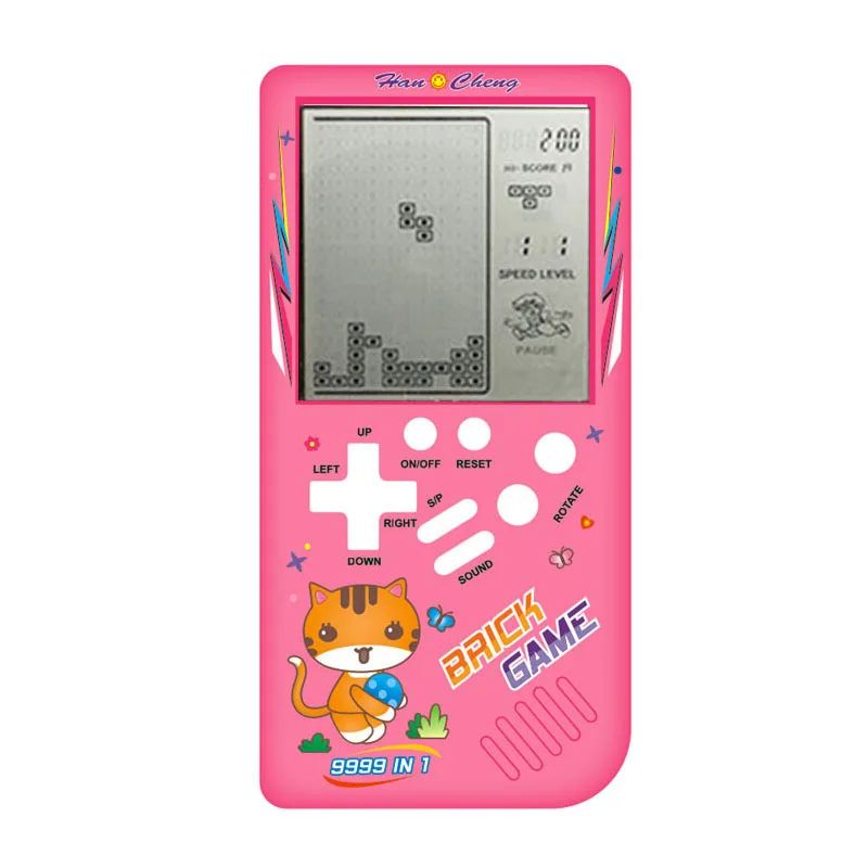 Mini Portable Retro Handheld Console, Classic Pocket BRICK Game Machine for Children Educational Puzzle Play