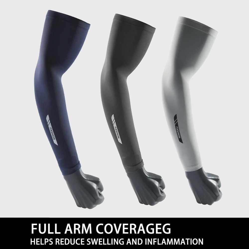 Pro Ice Silk Cooling Anti-UV Protective Arm Sleeves