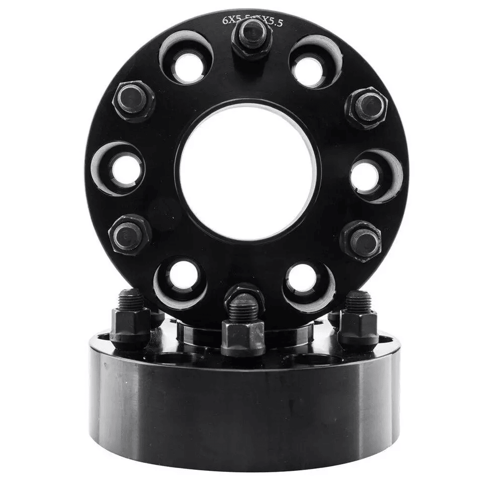Hub Centric 2 Wheel Spacers Adapters for Chevy Silverado 1500, 78.1mm Bore, Studs, Aluminum