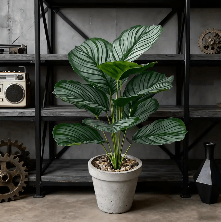 40cm Artificial Monstera Palm Plant – Tropical Faux Greenery for Home & Event Decor