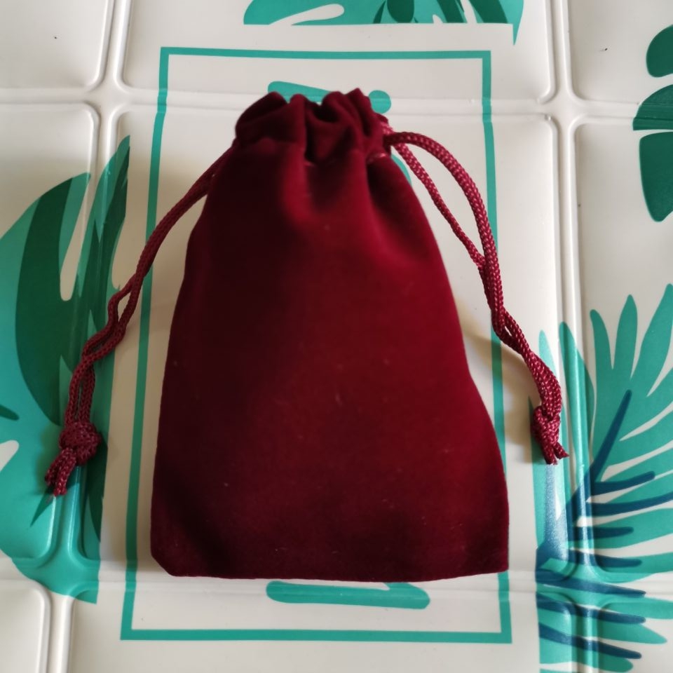Jewelry Charms Velvet Bags Drawstring Gift Pouches Display Packaging