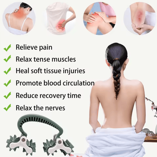 Deep Tissue Muscle Massage Roller – Fascia & Anti-Cellulite Myofascial Release Tool