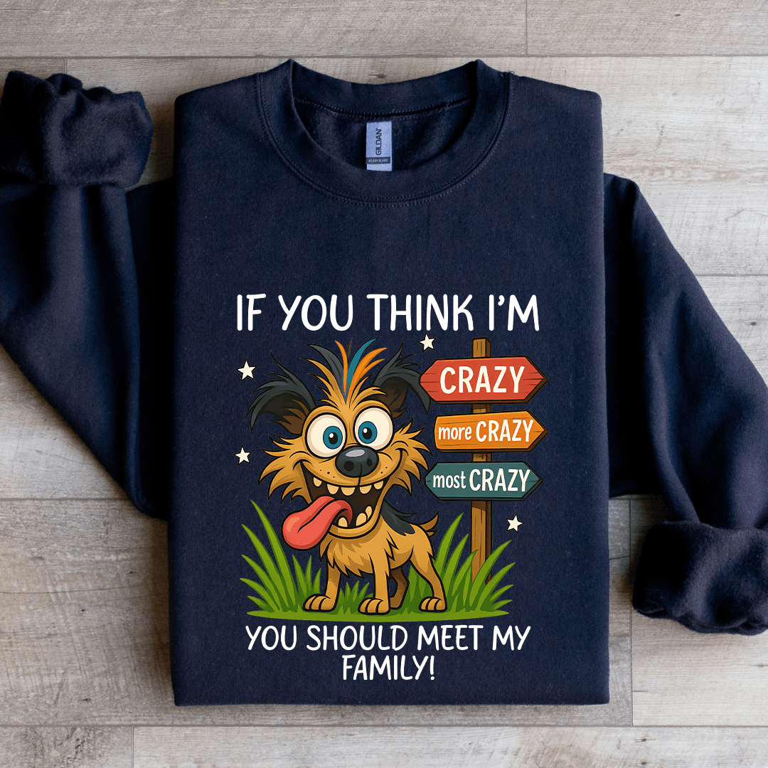 If You Think I'm Crazy Sweatshirt