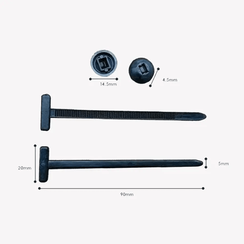 GripLock 100 Pack Heavy Duty Nylon Cable Ties with Self Locking Design