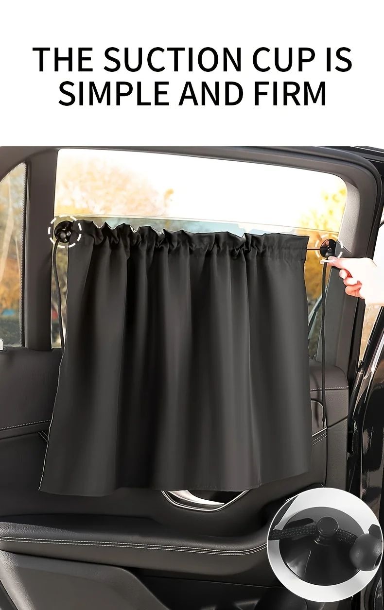 Car Window Sunshade Privacy Curtain