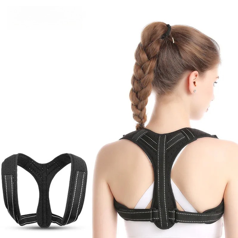 Adjustable Posture Corrector for Men and Women with Breathable Clavicle Support