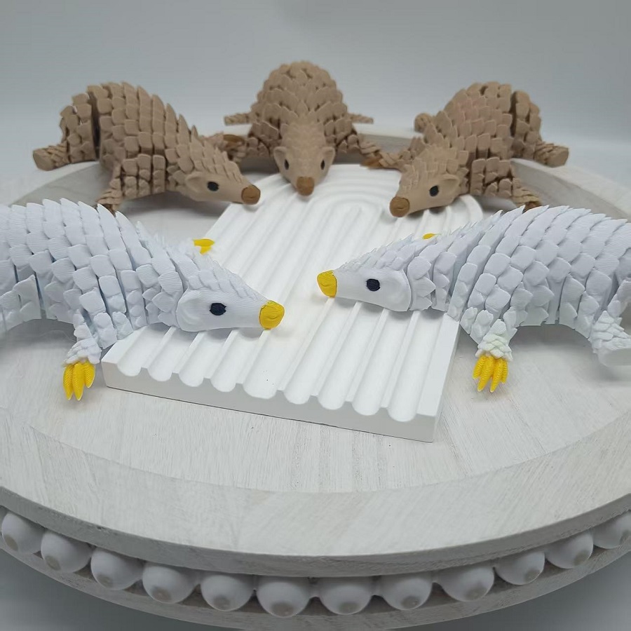 Animal Model Decoration, Printed Pangolin Statue for Christmas and Home