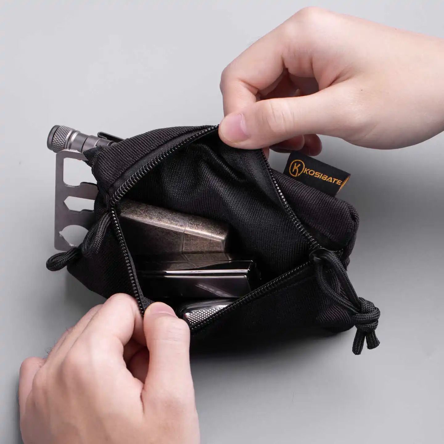 Tactical Molle EDC Pouch and Compact Utility Wallet
