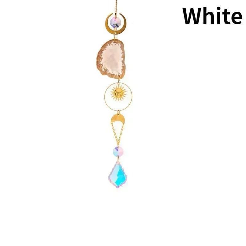 Sun and Moon Crystal Prism Suncatcher